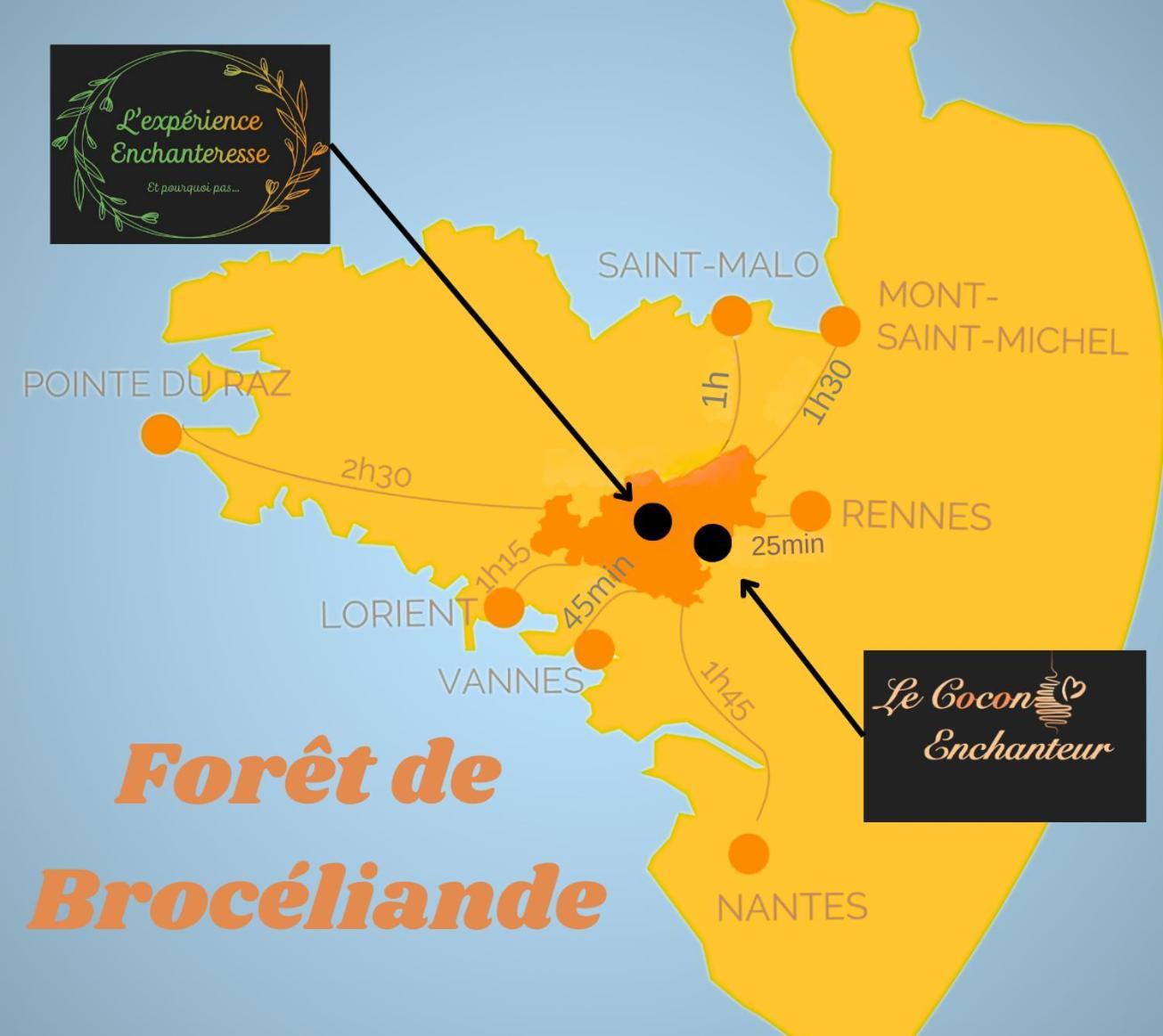 Love Room Proche Rennes Le Cocon Enchanteur Plelan-le-Grand 외부 사진
